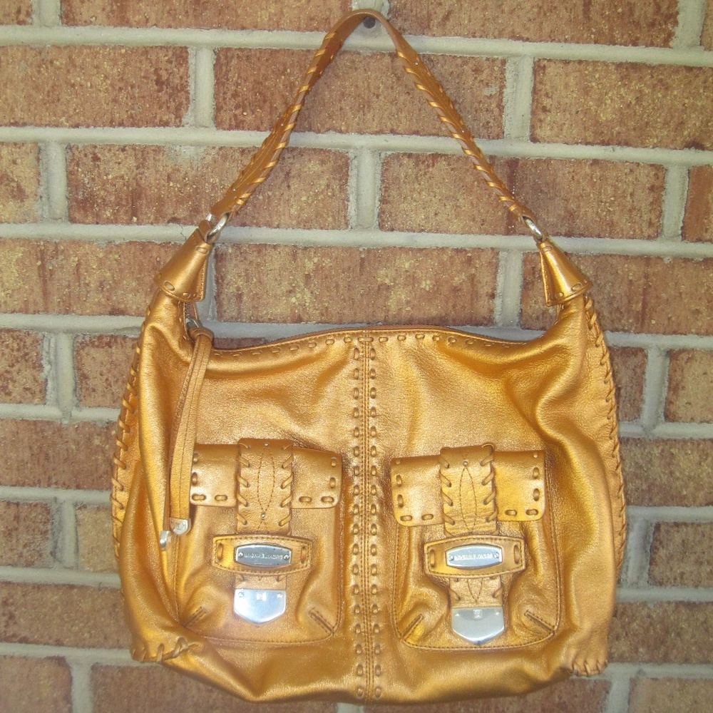 Michael Kors Whipstitch Trim Shoulder Bag